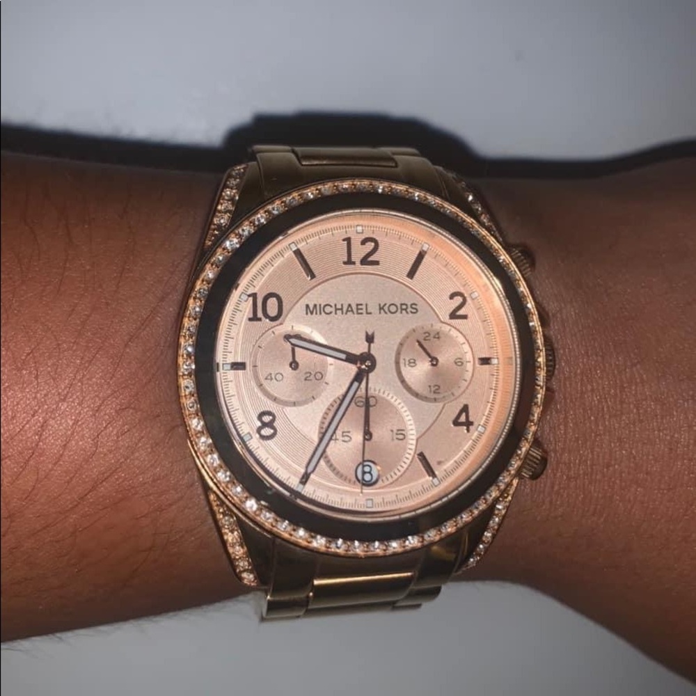 Michael Kora Rose Gold Watch